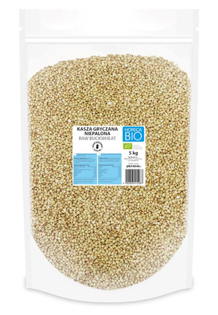 Kasza Gryczana Niepalona Bezglutenowa BIO 5 kg