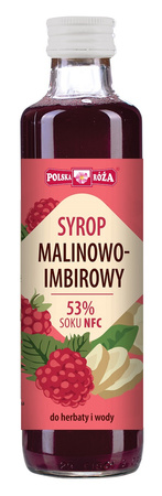 Syrop Malinowy z imbirem 250 ml