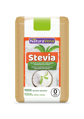 Stevia (Na Bazie Erytrytolu I Glikozydów Stewiolowych Ze Stewii) (2 szt x 500 g)