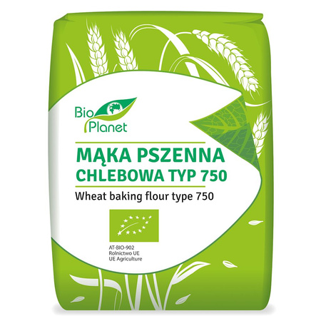 Mąka Pszenna Chlebowa Typ 750 Bio (2 szt x 1 kg)