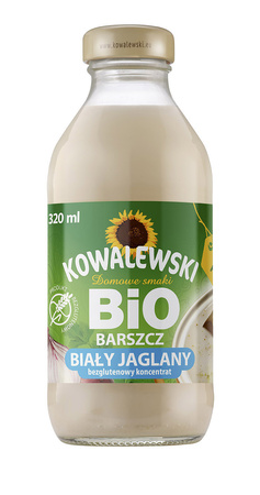 Barszcz Biały Jaglany Bezglutenowy Koncentrat BIO (3 szt x 320 ml)