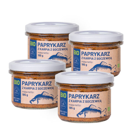 Paprykarz z Karpia z Soczewicą BIO x4 (740 g)