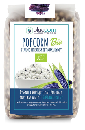 Popcorn (Ziarno Kukurydzy Niebieskiej) Bezglutenowe BIO (3 szt x 350 g)