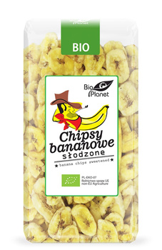Chipsy Bananowe Słodzone BIO (2 szt x 350 g)