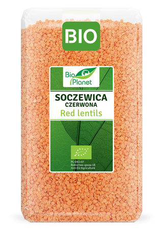 Soczewica Czerwona Bio (2 szt x 1 kg)