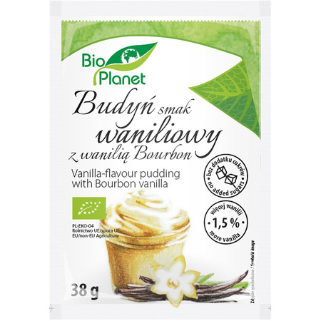 Budyń o Smaku Waniliowym z Wanilią Bourbon BIO (15 szt x 38 g)