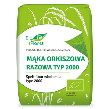 Mąka Orkiszowa Razowa Typ 2000 BIO (5 szt x 1 kg)