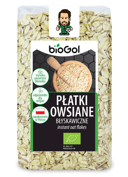 Płatki Owsiane Błyskawiczne BIO (6 szt x 300 g)