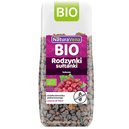 Rodzynki Sułtanki Bezglutenowe BIO (5 szt x 200 g)