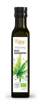 Olej Konopny Tłoczony Na Zimno BIO 250 ml