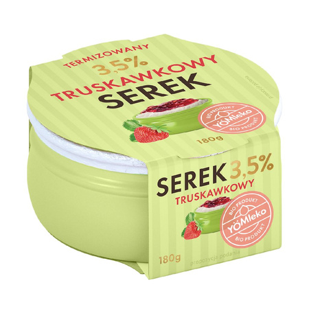 Serek Truskawkowy Termizowany BIO (2 szt x 180 g)