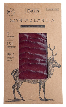Szynka z Daniela Dojrzewająca Plastry Bezglutenowa (2 szt x 50 g)