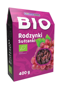 Rodzynki Sułtanki Bezglutenowe BIO (2 szt x 400 g)