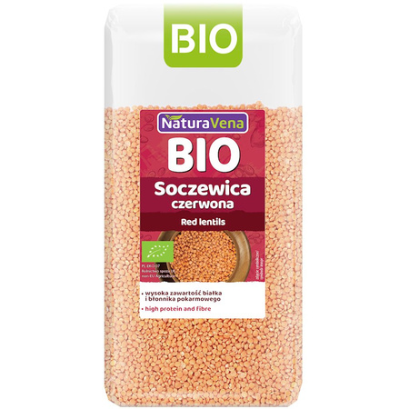 Soczewica Czerwona BIO (6 szt x 400 g)