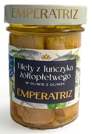 Tuńczyk Żółtopłetwy Filety Msc w Oliwie z Oliwek 180 g () (Słoik) (2 szt x 120 g)
