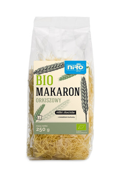 Makaron (Orkiszowy z Kurkumą) Nitki Złociste BIO (2 szt x 250 g)