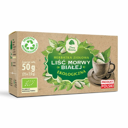 Herbatka Liść Morwy Białej BIO (25 x 2 g) (3 szt x 50 g)