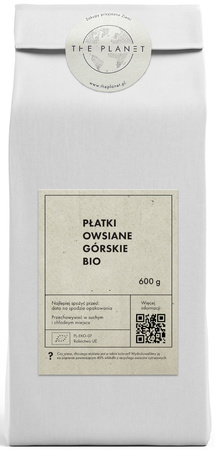 Płatki Owsiane górskie BIO 600 g