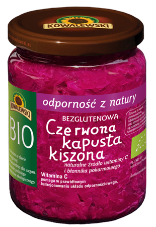 Kapusta Kiszona Czerwona Bezglutenowa BIO 400 g