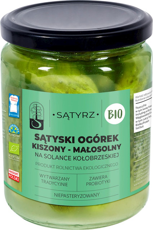 Ogórki Sątyskie Małosolne BIO 400 g (300 g)