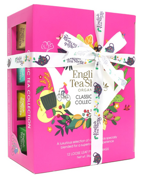 Kolekcja Herbat i Herbatek Klasycznych BIO Piramidki (Classic Różowe – 12 Smaków) (12 x 2 g) 24 g