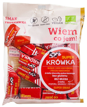 Krówki Truskawkowe Bezmleczne Bezglutenowe BIO (3 szt x 150 g)