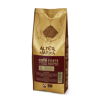 Kawa Ziarnista Arabica/Robusta Forte Fair Trade Bezglutenowa BIO 500 g