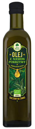 Olej z Nasion Pokrzywy Tłoczony Na Zimno BIO 250 ml