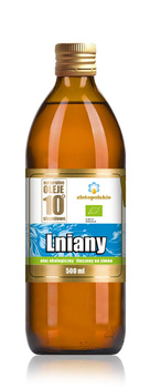 Olej Lniany Tłoczony Na Zimno BIO 500 ml
