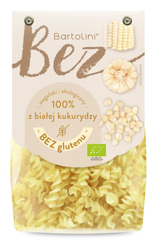 Makaron (Z Białej Kukurydzy) Świderki Bezglutenowy BIO (3 szt x 250 g)