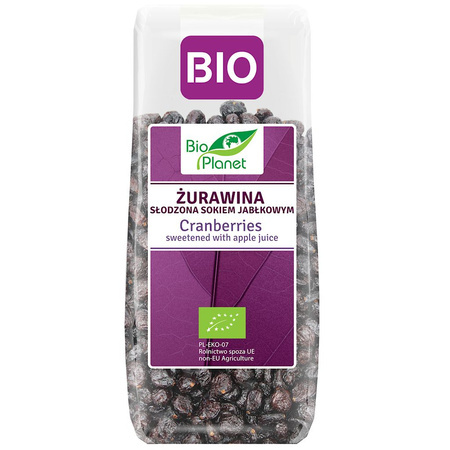 Żurawina Słodzona Sokiem Jabłkowym BIO (2 szt x 100 g)