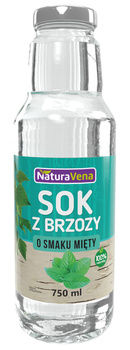 Sok z Brzozy o Smaku Mięty (5 szt x 750 ml)