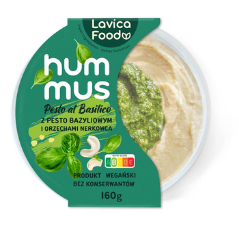 Hummus Pesto Al Basilico (3 szt x 160 g)