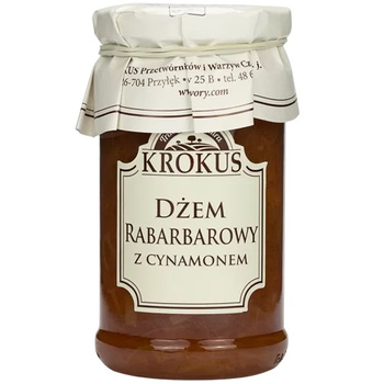 Dżem Rabarbarowy z Cynamonem o Obniżonej Zawartości Cukru Bezglutenowy (3 szt x 235 g)