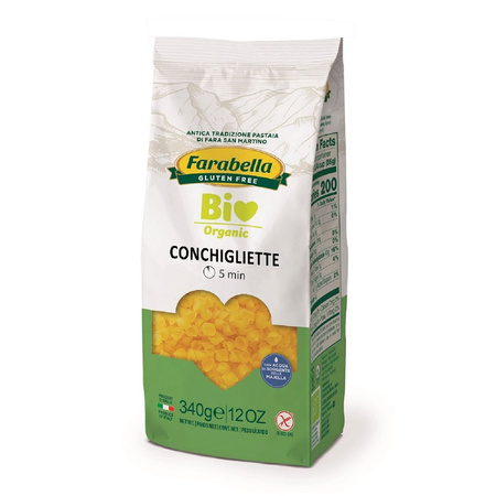 Makaron (Kukurydziano - Ryżowy) Conchigliette Bezglutenowy BIO 340 g
