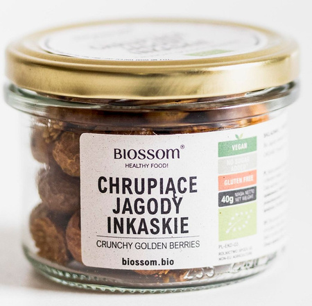Jagody Inkaskie Liofilizowane Chrupiące Bezglutenowe BIO (2 szt x 40 g)