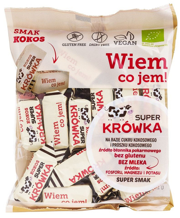 Krówki Kokosowe Bezmleczne Bezglutenowe BIO 150 g