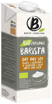 Napój owsiano - Sojowy Barista Bez Dodatku Cukrów BIO 1 L