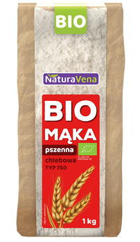 Mąka Pszenna Chlebowa Typ 750 BIO (5 szt x 1 kg)