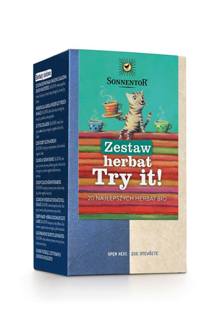 Zestaw Herbatek i Herbat Try it! BIO (20 x 1,72 g) 34,4 g