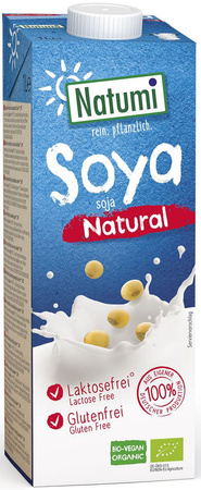 Napój Sojowy Bez Dodatku Cukrów Bezglutenowy BIO (4 szt x 1 l)