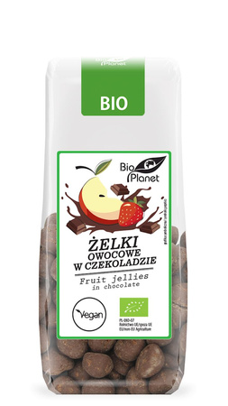 Żelki owocowe W Czekoladzie BIO 100 g