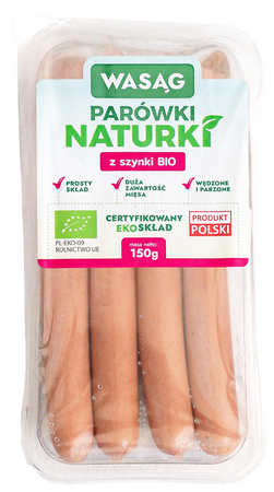 Parówki z Szynki BIO (2 szt x 150 g)