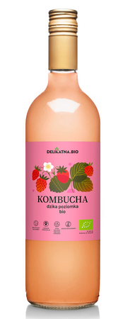 Kombucha Poziomkowa BIO 750 ml