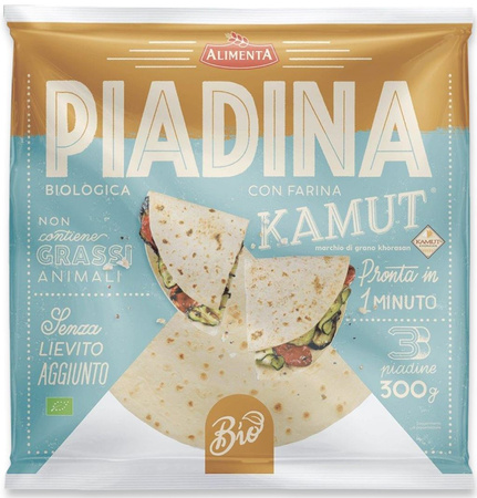 Piadina Kamut - Pszenica Durum Cappelli BIO (3 x 100 g) 300 g