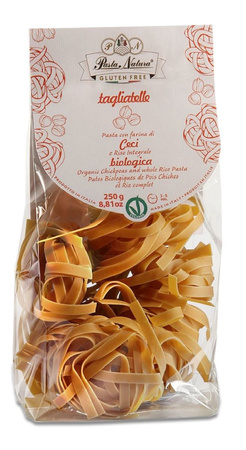 Makaron (Z Ciecierzycy i Brązowego Ryżu) Tagliatelle Bezglutenowy BIO (2 szt x 250 g)