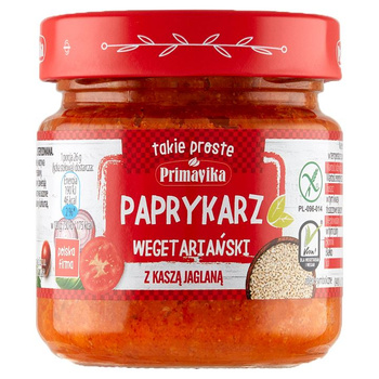 Paprykarz Wegetariański z Kaszą Jaglaną Bezglutenowy 160 g