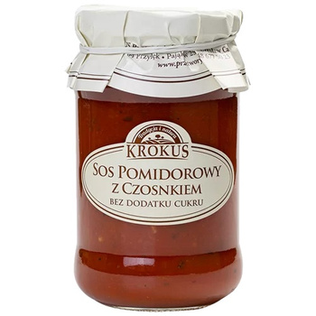 Sos Pomidorowy z Czosnkiem Bez Dodatku Cukrów (2 szt x 340 g)