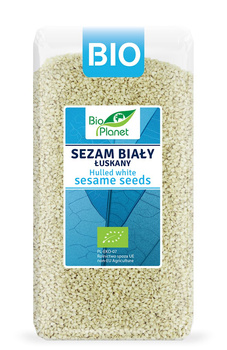 Sezam Biały Łuskany BIO (2 szt x 400 g)