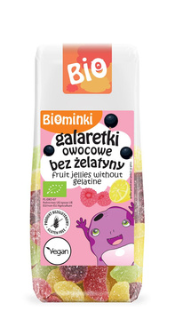 Galaretki Owocowe Bez Żelatyny Bezglutenowe BIO (3 szt x 100 g)